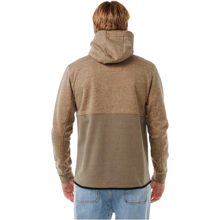 2024 Rip Curl Mens Anti Series Departed Zip Fleece CFEDB9 - Sand Dune